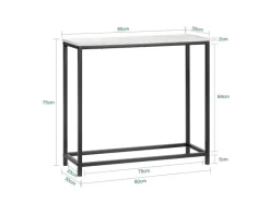 Discount SoBuy Konsolentisch Flurtisch Dekotisch Sideboard Beistelltisch FSB29-SCH