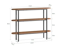 Sale SoBuy Konsolentisch Flurtisch Sideboard Beistelltisch Dekotisch FSB67-WS