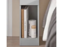 New SoBuy Nachttisch 2er Set Sofatisch Beistelltisch Hellgrau FBT111-HGx2