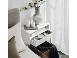 Discount SoBuy Nachttisch Nachtregal Nachtschrank Wandschrank Hängeschrank NKD03-W