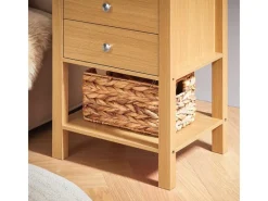 Sale SoBuy Nachttisch Sofatisch Beistelltisch mit 2 Schubladen Natur FBT114-N