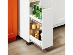 Sale SoBuy Nischenwagen mit 3 Schubladen Schmal Küchenregal Natur 20x79x51cm NSR11-WN