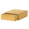 SoBuy Schubladenbox Aufbewahrungsbox Schreibtischorganizer 30x12x42cm Bambus FRG83-N