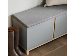 Sale SoBuy Schuhbank mit Sitzfläche Sitzbank mit Stauraum Hell FSR117-HG Grau