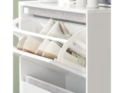 Sale SoBuy Schuhkipper Flurschrank Schuhschrank mit Sitzbank Weiß FSR134-W