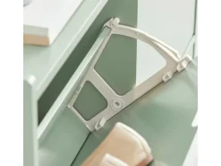 SoBuy Schuhkipper mit 4 Klappen Schuhschrank Schuhkommode Grün FSR100-GR