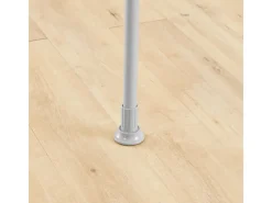 SoBuy Teleskop Kleiderständer mit 5 Kleiderstangen und 2 Körben Garderobenständer KLS04-II-HG