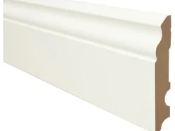 Online Sockelleiste MDF Weiß grundiert 100 mm x 17 mm Länge 2600 mm