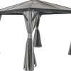 Sojag Aluminium-Pavillon Verona 10 x 10 Anthrazit 298 cm x 298 cm x 261 cm