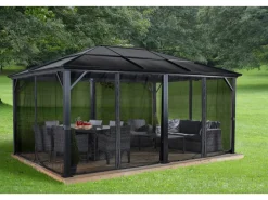 Sojag Pavillon Meridien 12 x 16 Anthrazit 365 cm x 485 cm x 270 cm