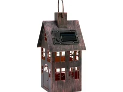 Hot Solar-Dekolaterne Haus LED 20,5 cm x 10 cm x 10 cm