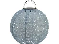 Clearance Solar-Dekoleuchte Pellaro LED Ø 25 cm x 25 cm Grau