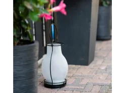 Solar-Laterne Bogota 3 lm 1600 K IP44 Sensor Weiß