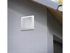 Outlet SOTECH Aluminium-Lüftungsgitter 190 x 190 mm optik Aufschraubbar mit Insektenschutz Edelstahl