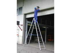 Hot Krause Stabilo Sprossen-Doppelleiter 2 x 14 Sprossen