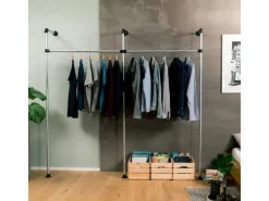 Stahlrohr 40 cm Ø 2,7 cm zum Möbelbau Silber verzinkt