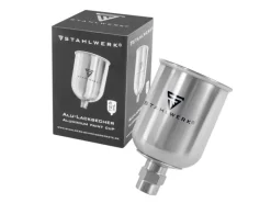 STAHLWERK Alu Fließbecher 125 ml Farbbecher für Lackierpistole