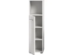 Standschrank Ice 30 cm x 110 cm x 30 cm Weiß-Weiß