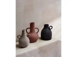 Clearance Steingut-Vase Ancient Secrets 13,5 cm x 12,7 cm x 20,2 cm Terrakotta
