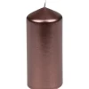 Steinhart Stumpenkerze Edelglanz 13 cm x 5,7 cm Schoko