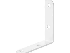 Stuhlwinkel Weiß Pulverbeschichtet 60 mm x 60 mm x 18 mm