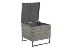 Sale SVITA Kansas Rattanlounge Gartenmöbel Set Gartensofa Polyrattan Grau
