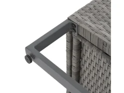 Sale SVITA Kansas Rattanlounge Gartenmöbel Set Gartensofa Polyrattan Grau