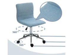 SVITA Linus Schreibtischstuhl Kinder Drehstuhl Stoffbezug