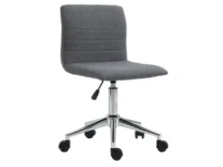 New SVITA Linus Schreibtischstuhl Kinder Drehstuhl Stoffbezug Grau