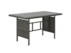 SVITA Monroe Garten-Lounge Set Abdeckhaube Polyrattan Lounge-Möbel Sitzgruppe