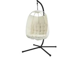 SVITA Nelly Hängesessel Mit Gestell Klappbar Hängekorb