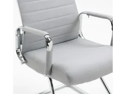 SVITA Office Comfort 2er Set Besucherstuhl Freischwinger Mit Armlehne LB Stoff