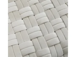 Discount SVITA Poppy Hocker Sitzpouf Geflochten Sitzhocker Fußhocker Für Sessel Samt Beige