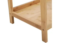 Online SVITA Raja Bücherregal Bambusregal Aufbewahrungsregal 4 Ebenen Wohnzimmer Flur Natur