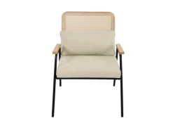 Best SVITA Thea Loungesessel Loungestuhl Mit Armlehnen Kissen Indoor Relaxstuhl Creme