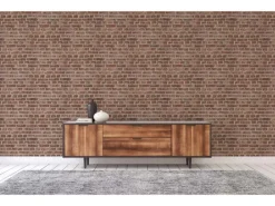 Tadessi Tapete Steinoptik Dino M1 No 28 Papiertapete Rot Braun Steintapete Modern