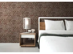 Tadessi Tapete Steinoptik Dino M1 No 28 Papiertapete Rot Braun Steintapete Modern