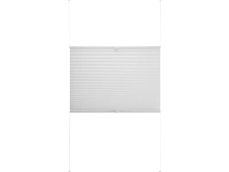 Best Tageslicht-Spannplissee Valeria 75 cm x 130 cm Weiß