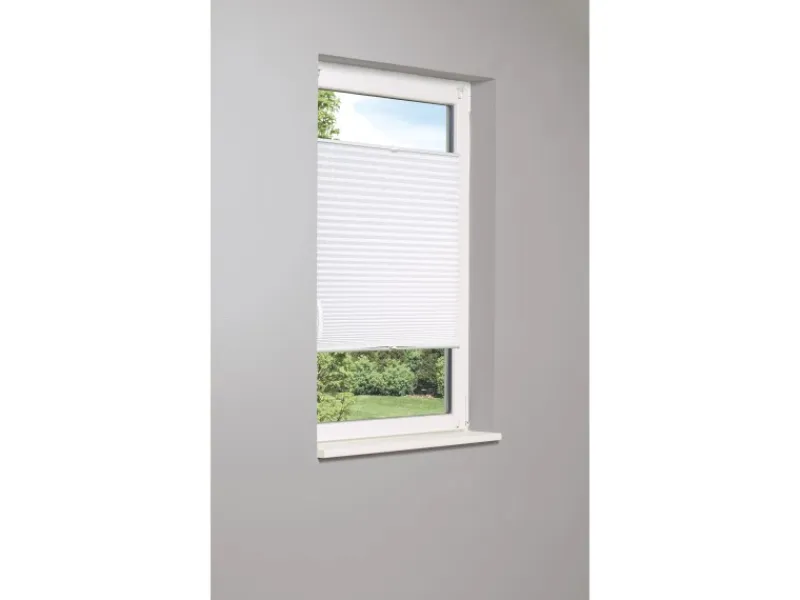 Best Tageslicht-Spannplissee Valeria 75 cm x 130 cm Weiß