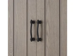 Sale Teamson Home Badezimmer Wand Medizinschrank aus Holz Doppeltüren Salzeiche