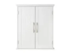 Teamson Home Holz Badezimmer Wand Medizinschrank mit Verstellbaren Regalen Weiß