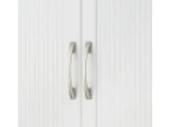 Teamson Home Holz Badezimmer Wand Medizinschrank mit Verstellbaren Regalen Weiß