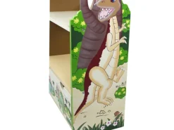 Teamson Kids Kinderbücherregal Dinosaurier Holz Stauraum Blau