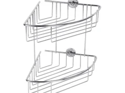Tesa Eck-Duschregal Baath Plus Verchromt