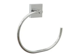 Online Tesa ® EKKRO Handtuchring, Metall, verchromt, inkl. Klebelösung, 175mm x 195mm x