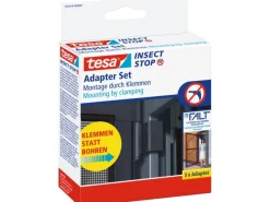 Tesa ® Fliegengitter Adapter-Set für faltbare Alu-Türrahmen Falt