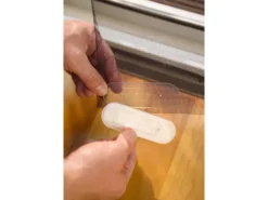 Outlet Tesa Fliegengitter Tür mit Klettband Comfort 220 cm x 120 cm Anthrazit