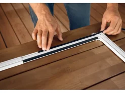 Tesa ® Fliegengitter-Tür Falt faltbarer Alu-Rahmen