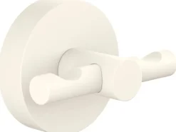 Clearance Tesa Moon White Bademantelhaken Matt inkl. Klebelösung Weiß