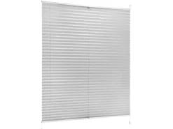 Hot Thermo-Spannplissee Toledo 105 cm x 130 cm Hellgrau